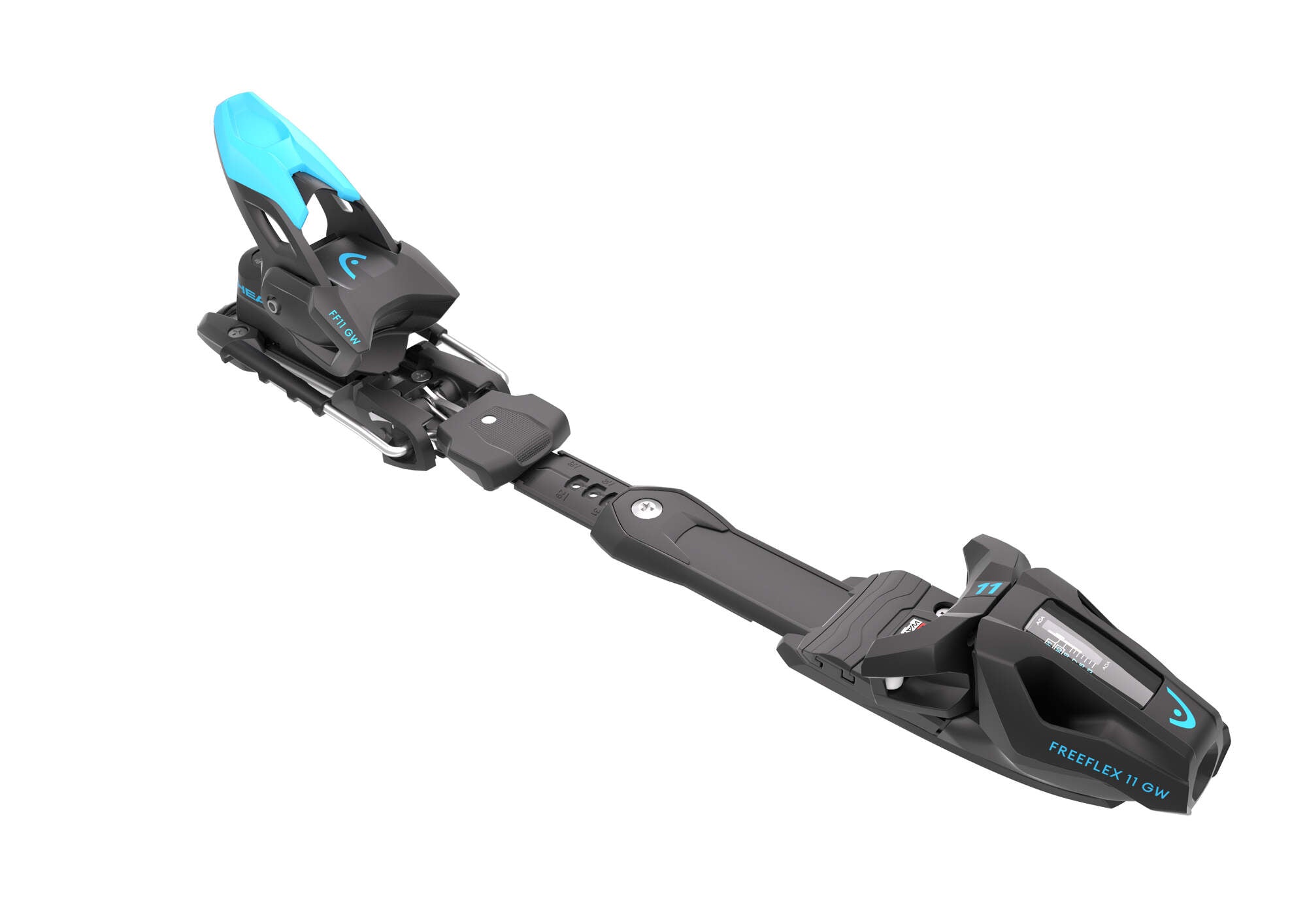 HEAD Freeflex 11 GW Ski Bindings - 85 mm Matte Black/Speed Blue