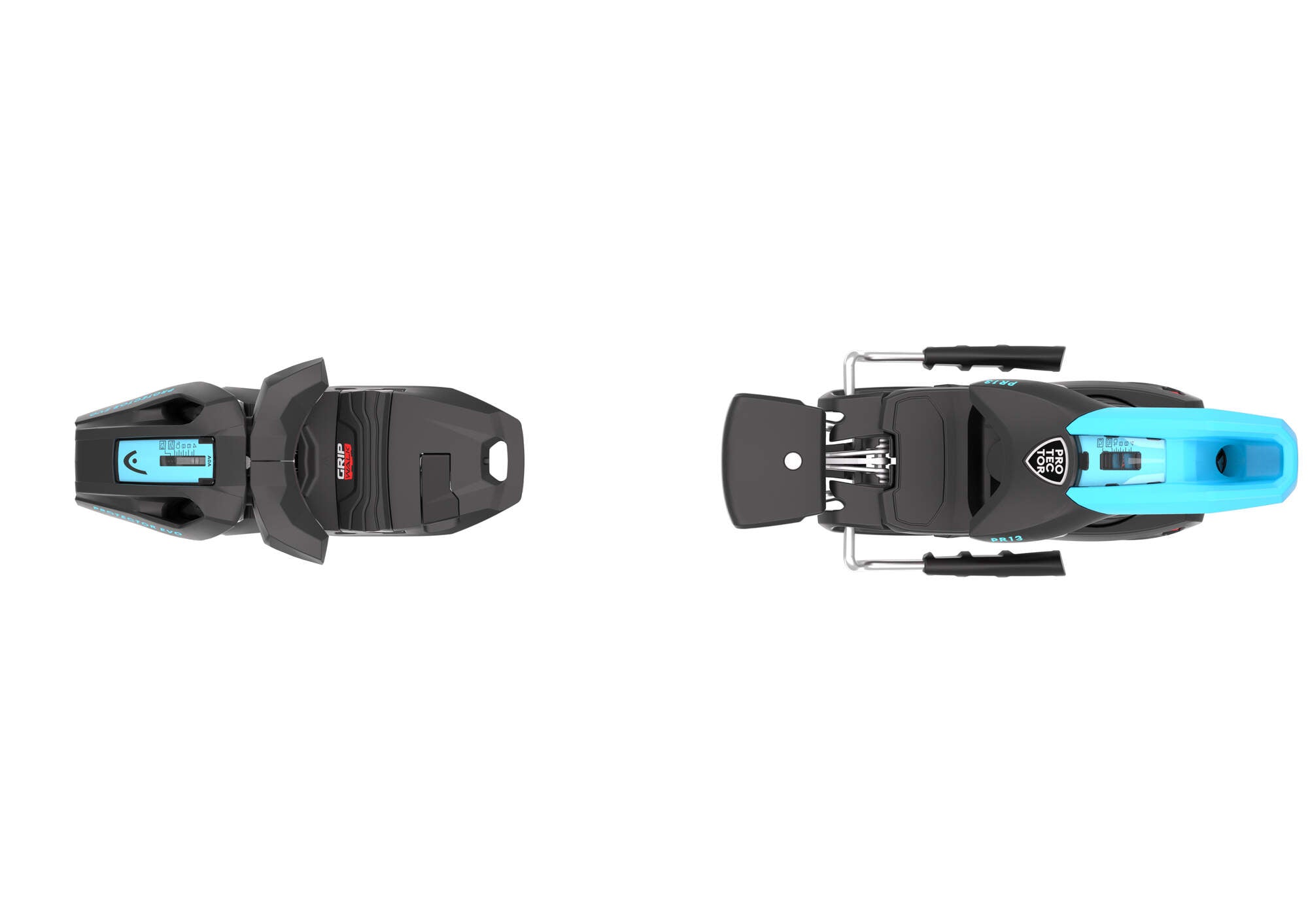 HEAD Protector Evo PR 13 GW Ski Bindings - 85 mm Matte Black/Speed Blue