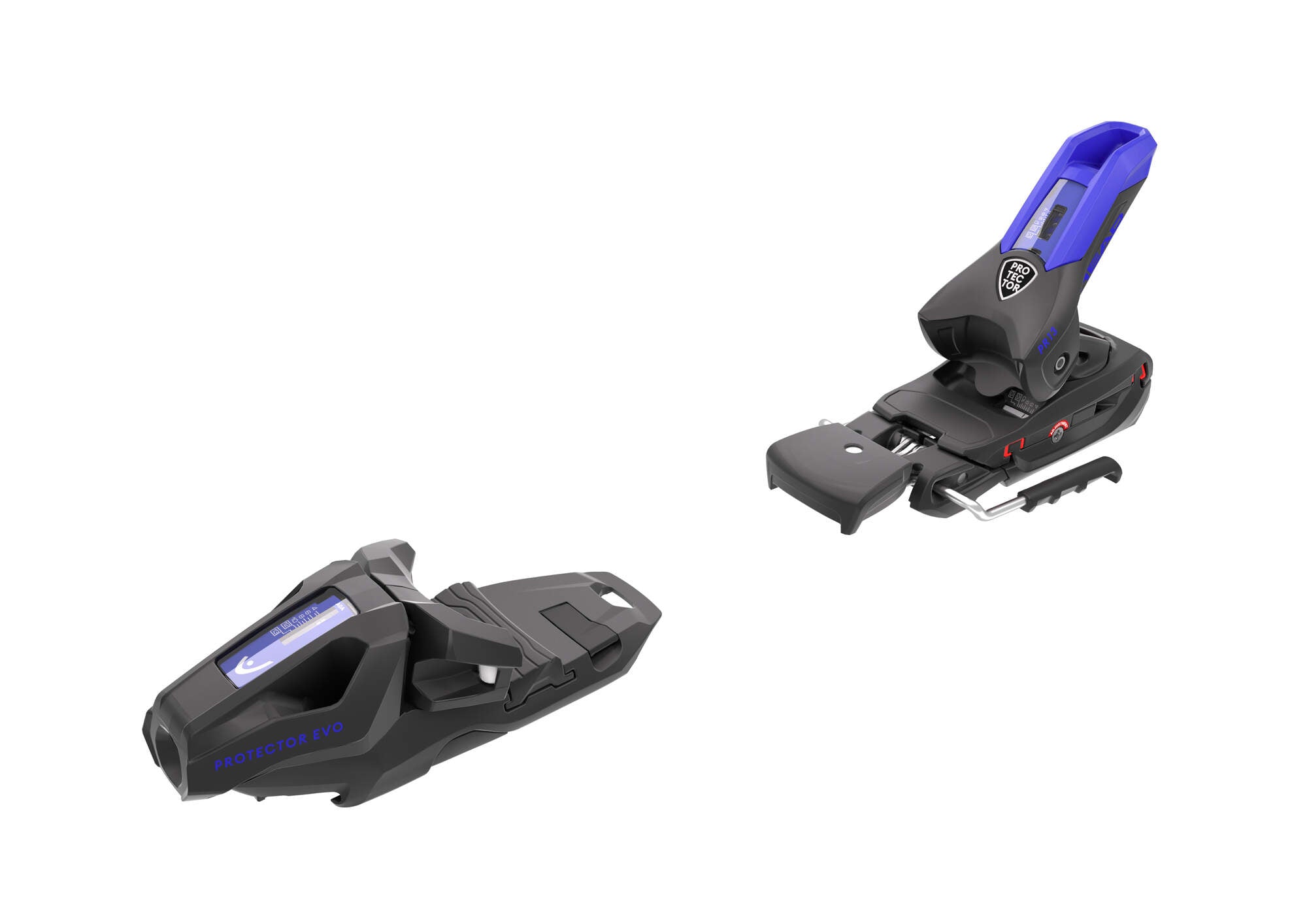 HEAD Protector Evo PR 13 GW Ski Bindings - 95 mm Matte Black/Blue