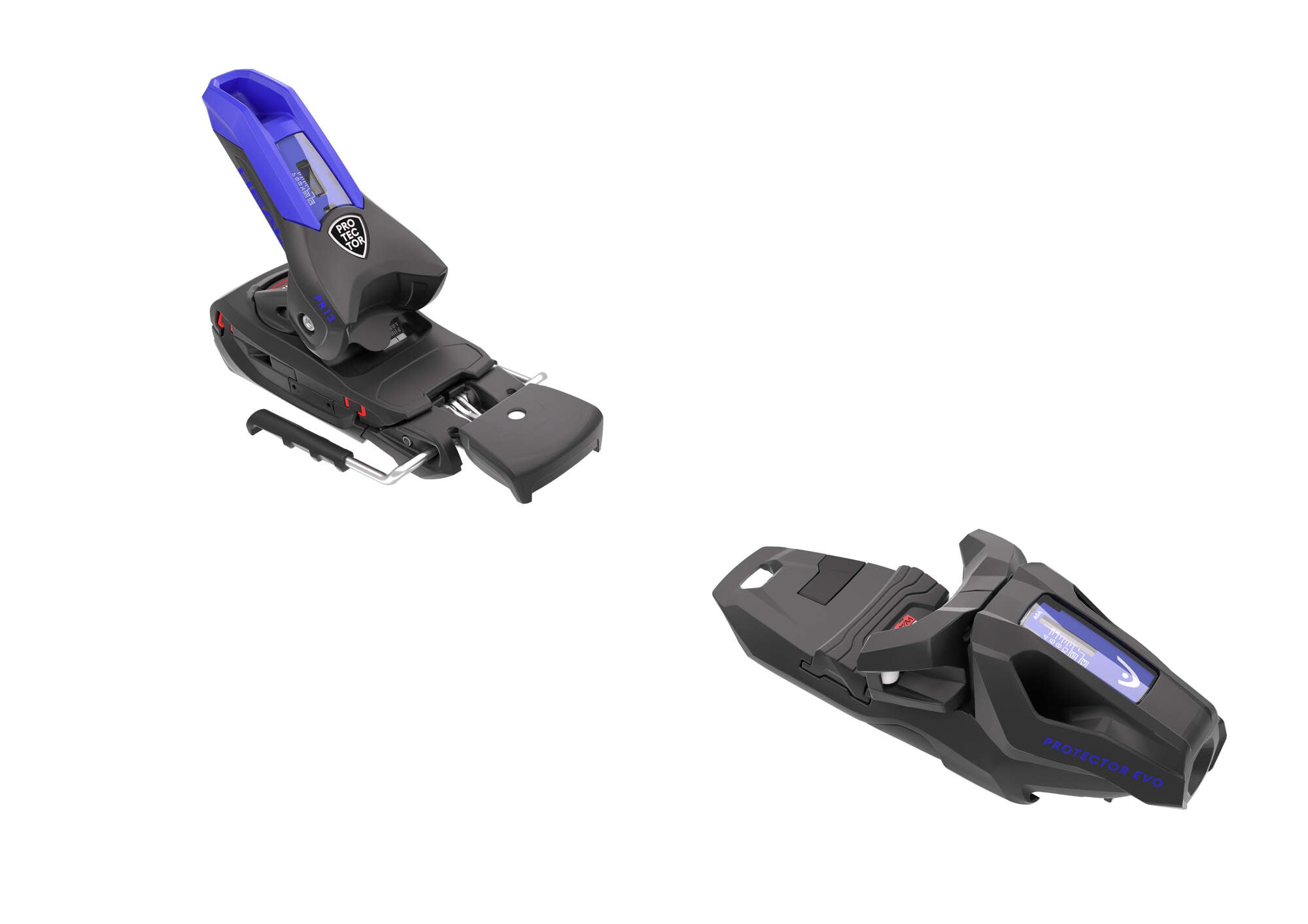 HEAD Protector Evo PR 13 GW Ski Bindings - 95 mm Matte Black/Blue