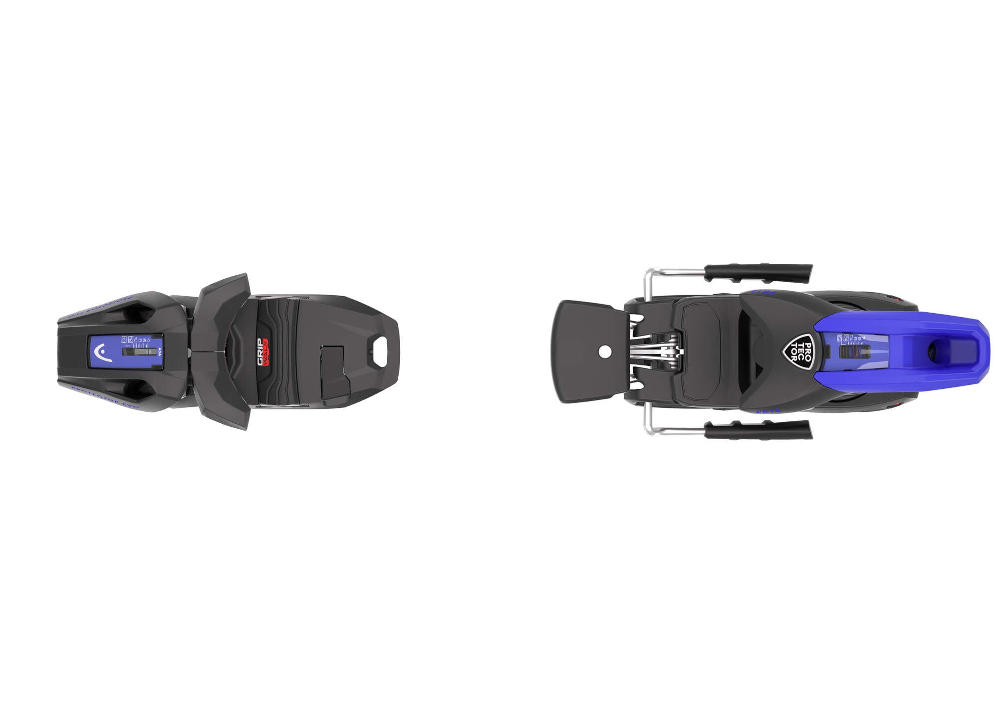 HEAD Protector Evo PR 13 GW Ski Bindings - 95 mm Matte Black/Blue