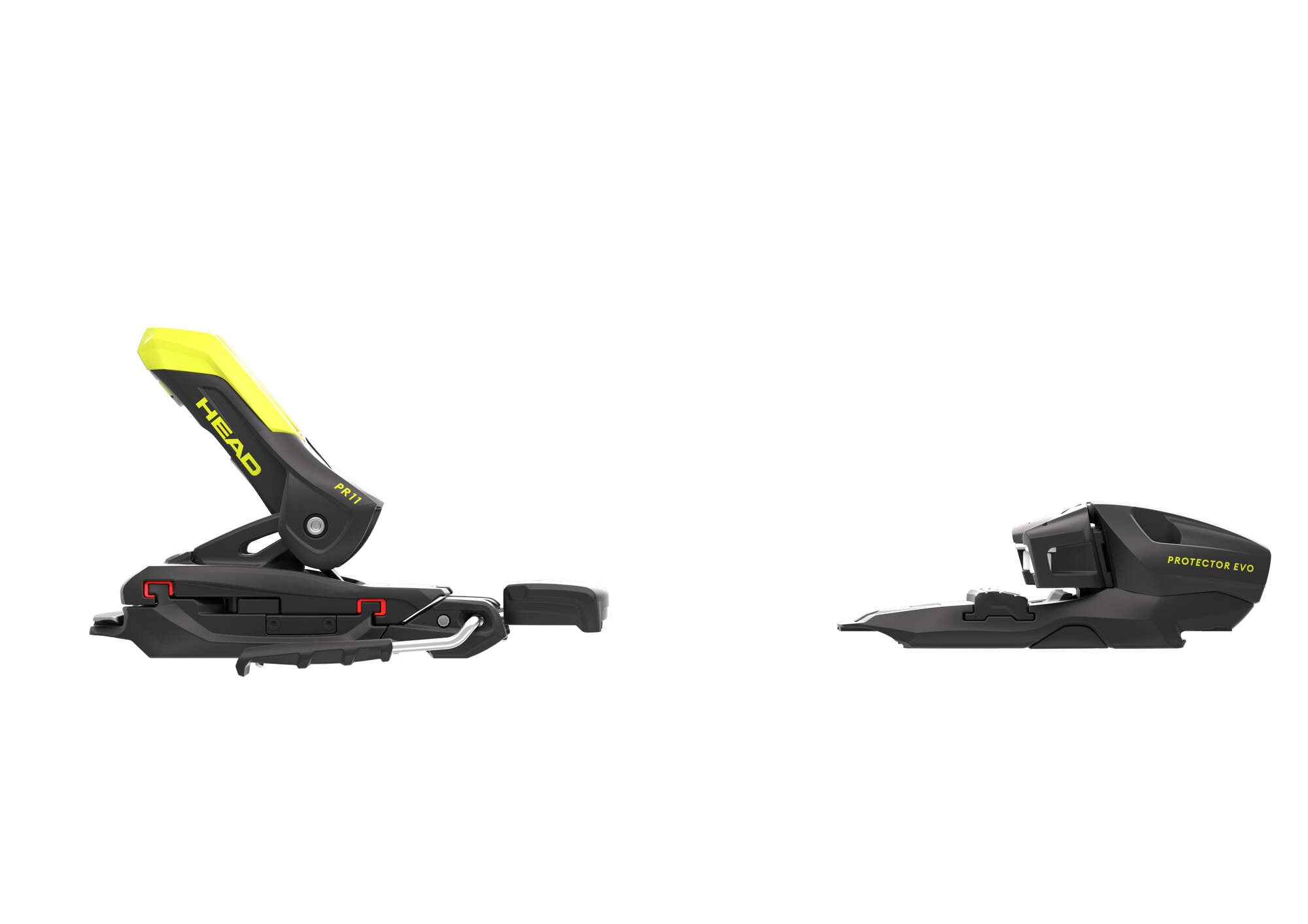 HEAD Protector Evo PR 11 GW Ski Bindings - 85 mm Matte Black/Yellow