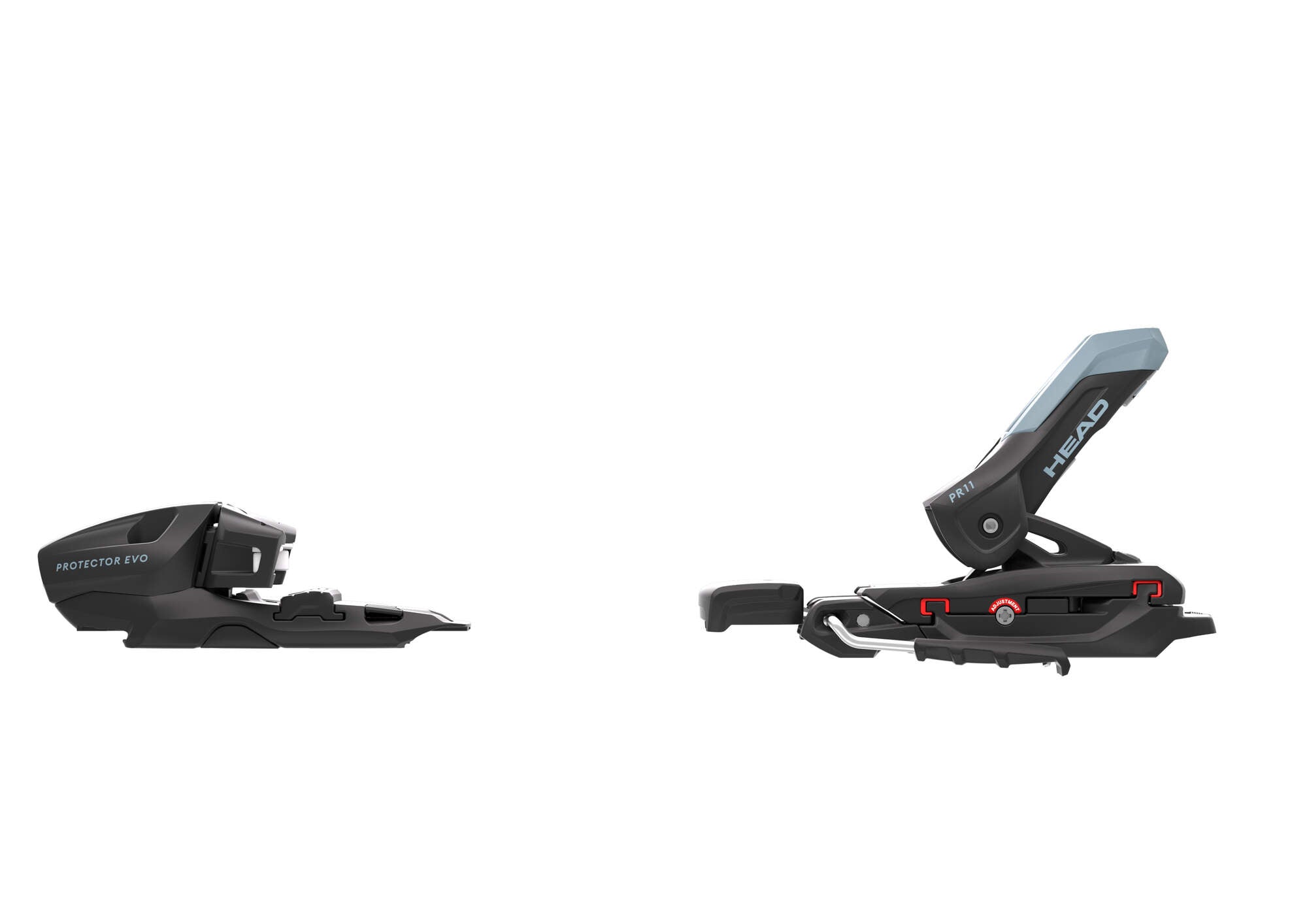 HEAD Protector Evo PR 11 GW Ski Bindings - 85 mm Matte Black/Light Blue