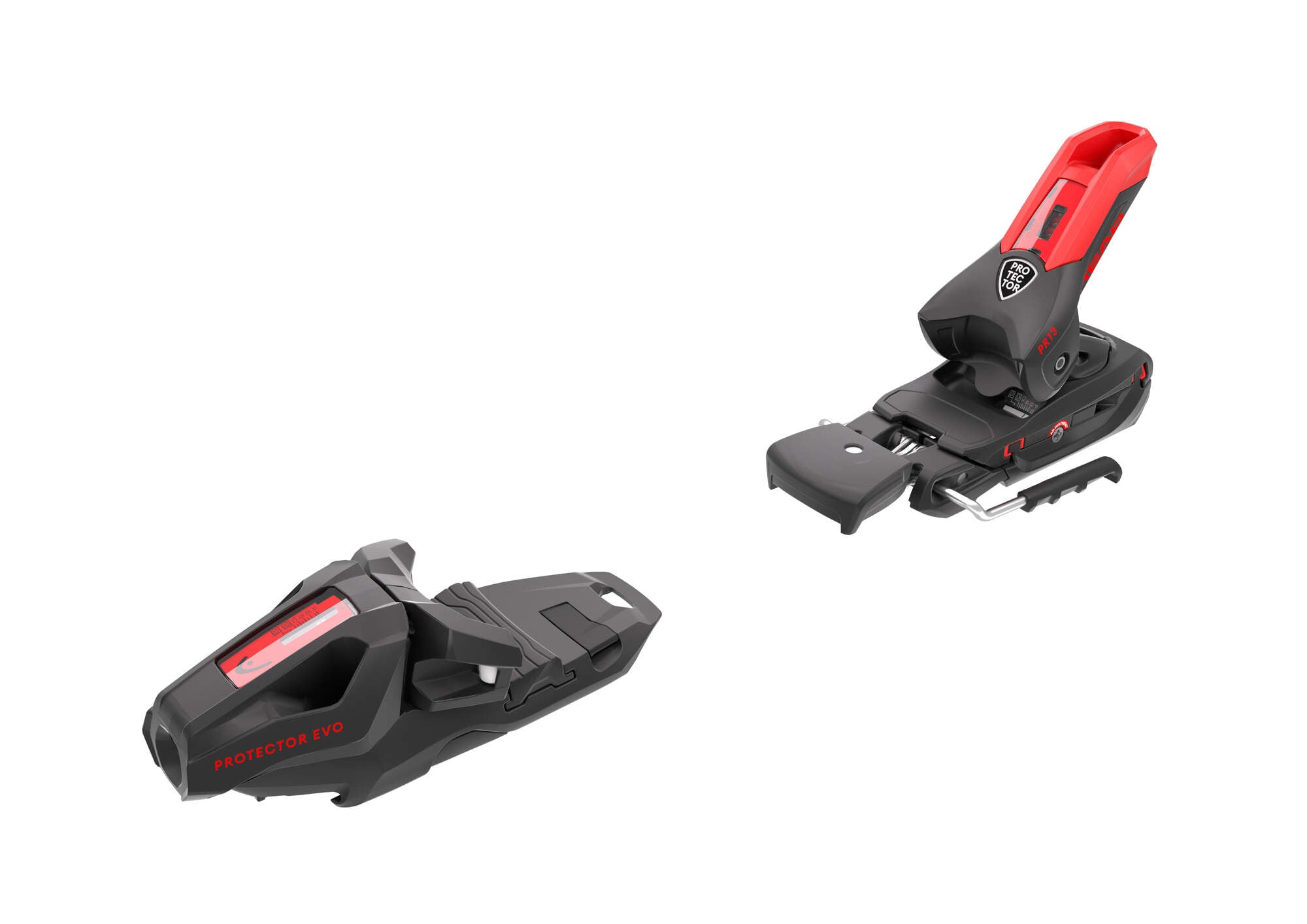 HEAD Protector Evo PR 13 GW Ski Bindings - 85 mm Matte Black/Red
