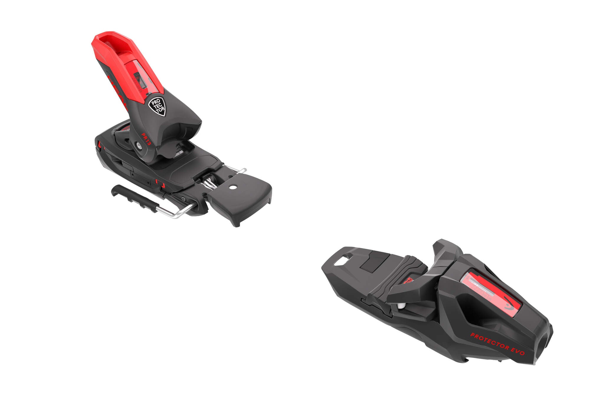 HEAD Protector Evo PR 13 GW Ski Bindings - 85 mm Matte Black/Red