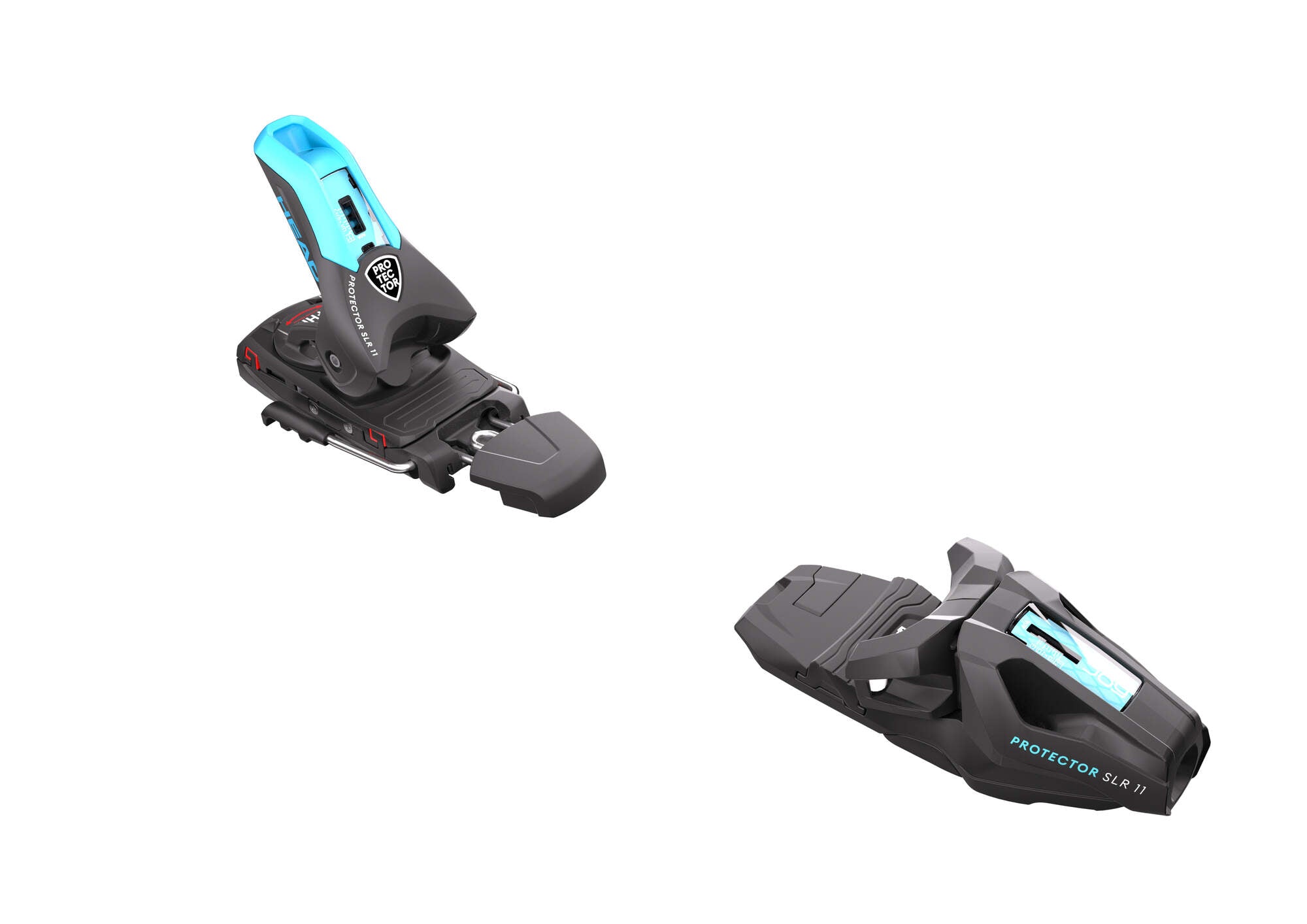 HEAD Protector SLR 11 GW Women's Ski Bindings - 80 mm Matte Black/Speed Blue