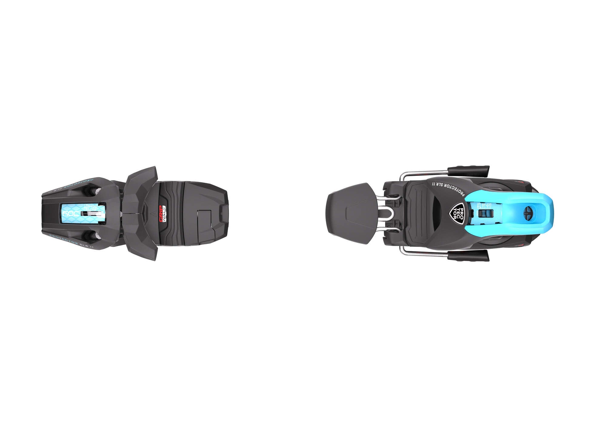 HEAD Protector SLR 11 GW Women's Ski Bindings - 80 mm Matte Black/Speed Blue