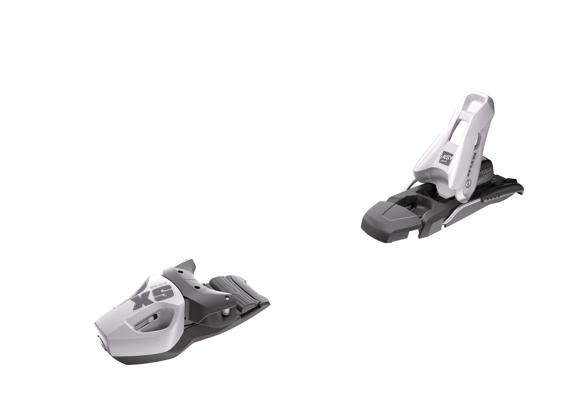 Tyrolia SX 7.5 GW CA Junior Ski Bindings - 78 mm Solid White/Black