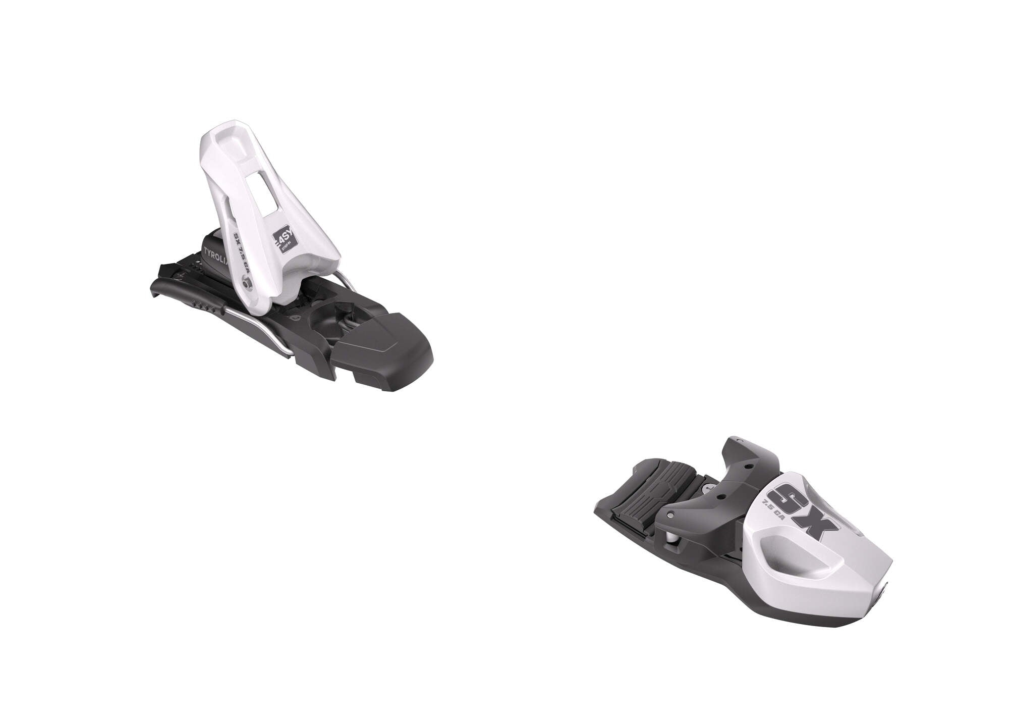 Tyrolia SX 7.5 GW CA Junior Ski Bindings - 78 mm Solid White/Black