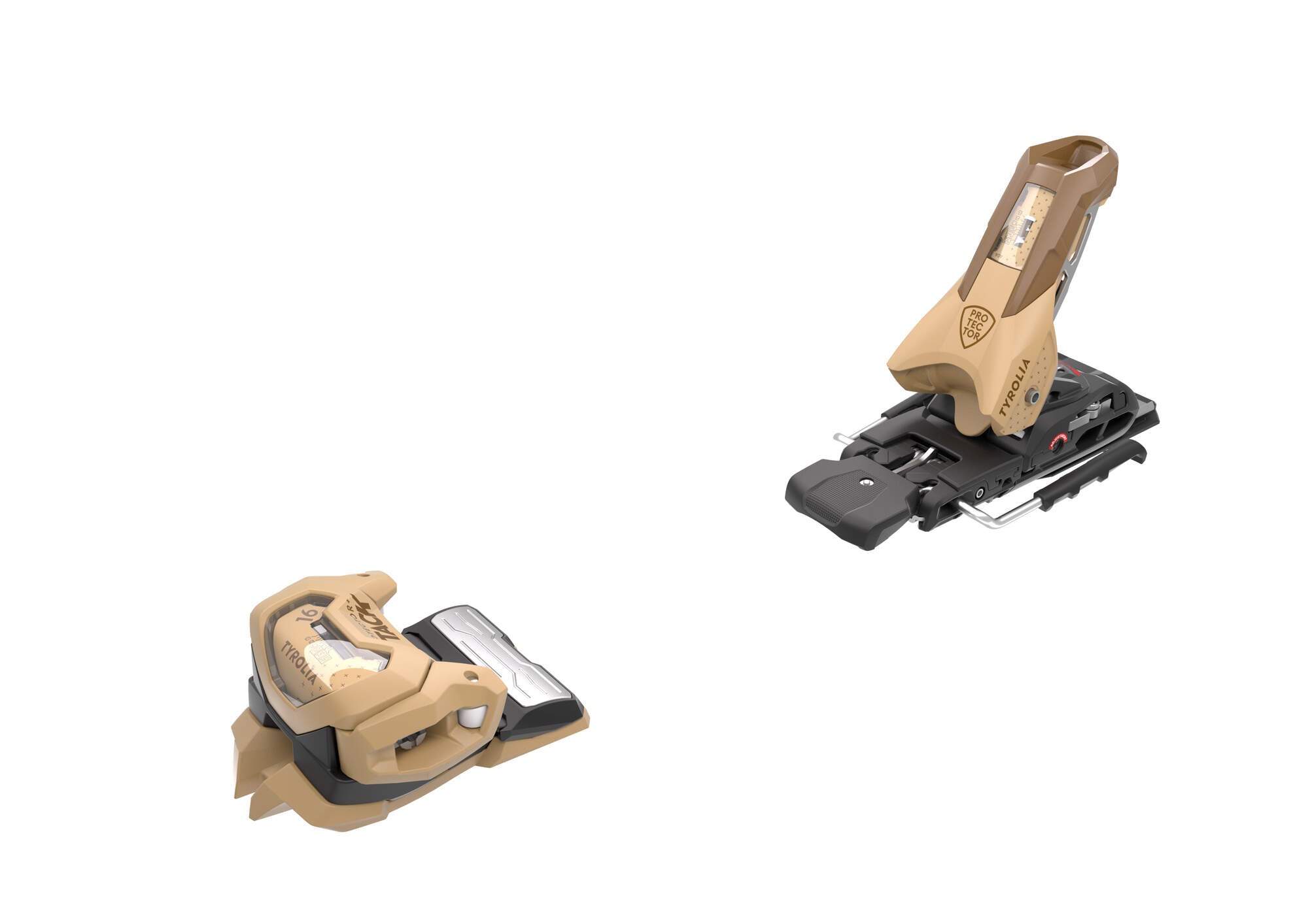 Tyrolia Protector+ Attack 16 GW Ski Bindings - No Brake Sand