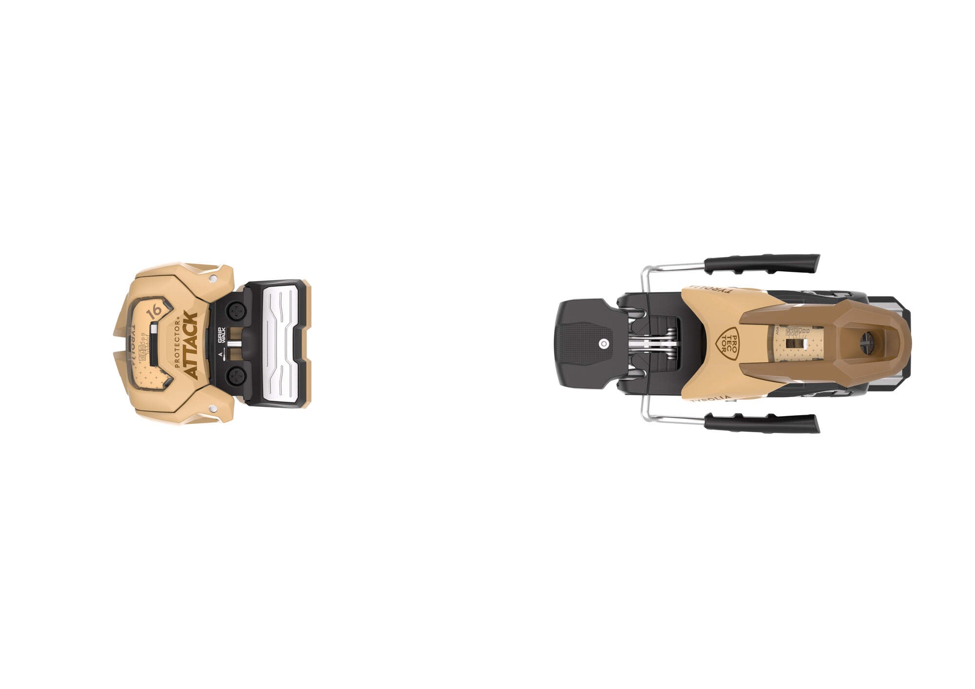 Tyrolia Protector+ Attack 16 GW Ski Bindings - 85 mm Sand