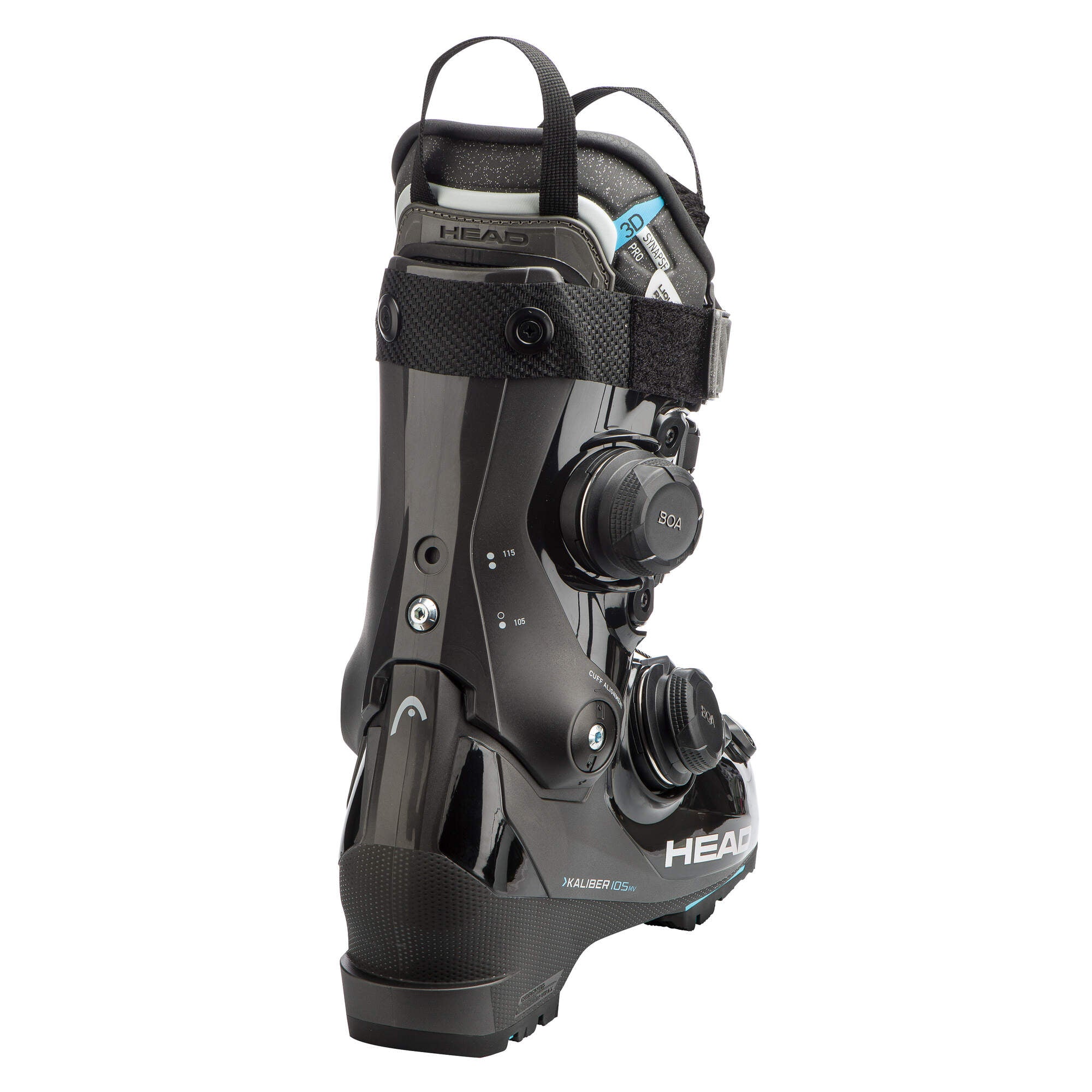 HEAD Kaliber 105 W MV GW BOA2 Women's Ski Boots - Black/Turquoise