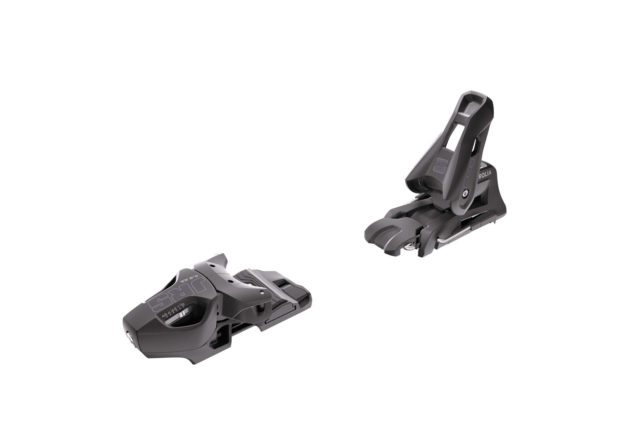 Tyrolia JRS 4.5 GW CA Junior Ski Bindings - 80 mm Solid Black