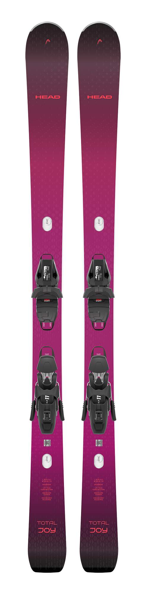 HEAD e-total Joy SW Women's Skis + Protector SLR 11 GW Bindings
