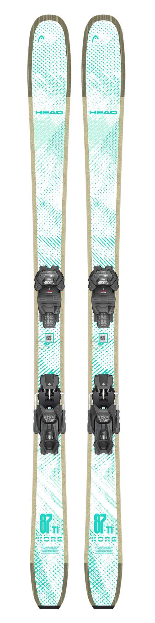 HEAD Kore 87 Ti W Women's Skis + Attack LYT 12 GW Bindings