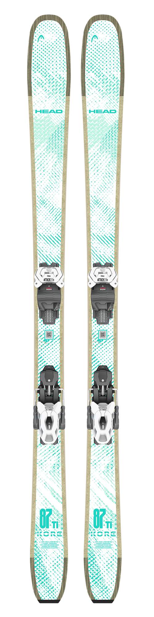 HEAD Kore 87 Ti W Women's Skis + Attack LYT 11 GW Bindings