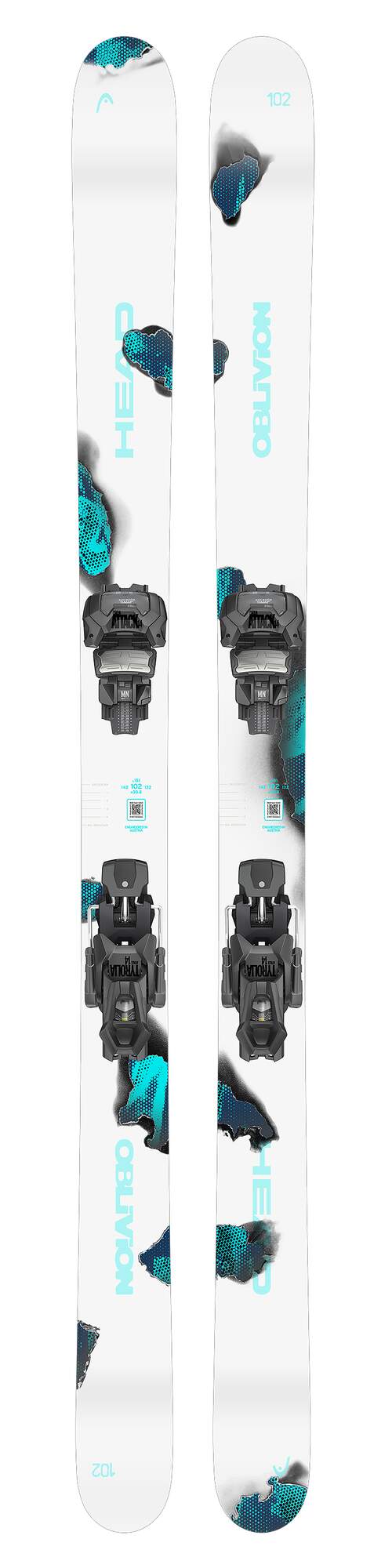 HEAD Oblivion 102 Twin Tip Skis + Attack 14 GW Bindings