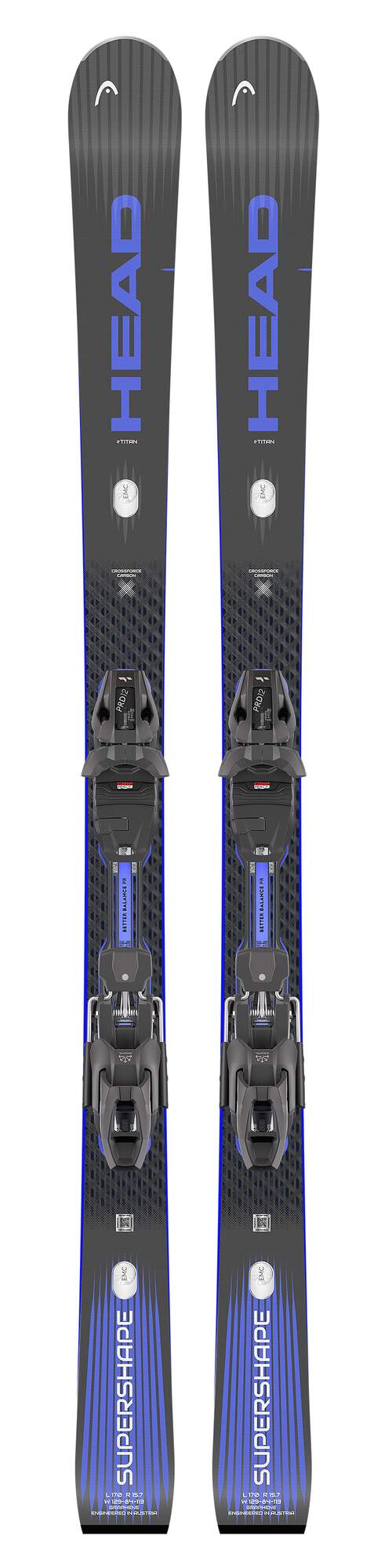 HEAD Supershape e-Titan SW Skis + Protector Evo PR 13 GW Bindings