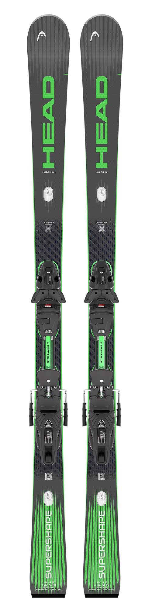 HEAD Supershape e-Magnum SW Skis + Protector Evo PR 13 GW Bindings