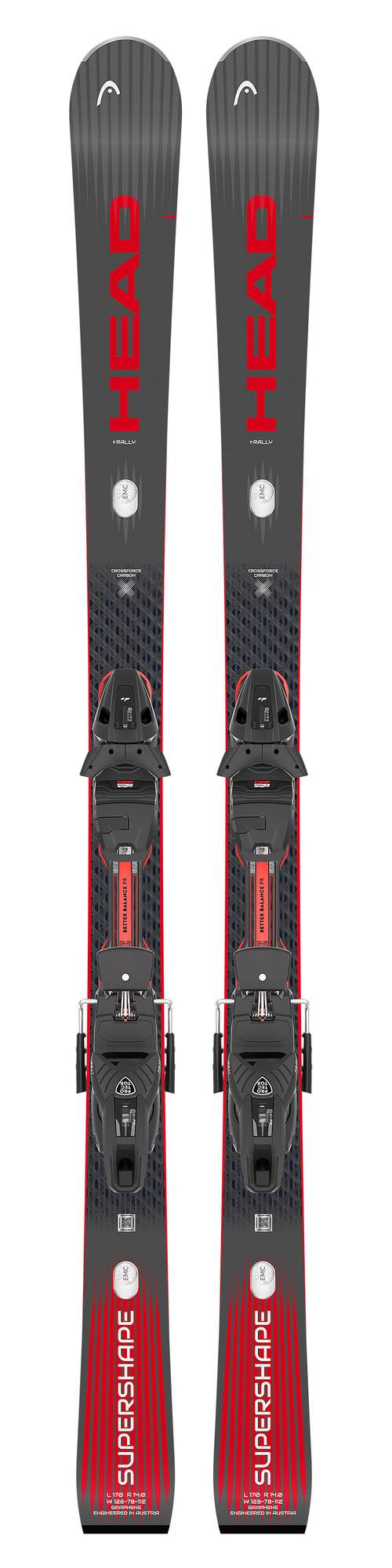 HEAD Supershape e-Rally SW Skis + Protector Evo PR 13 GW Bindings