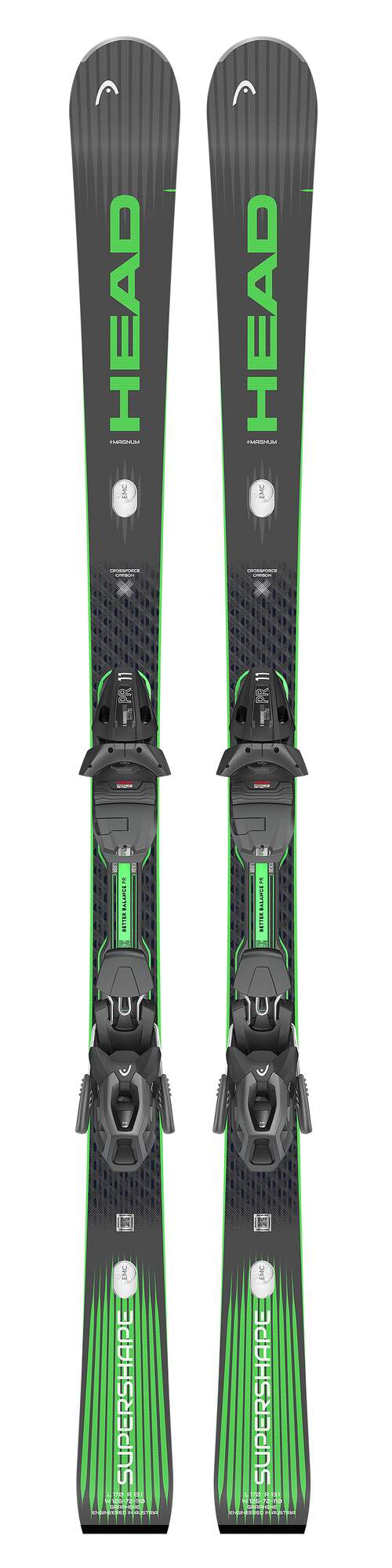 HEAD Supershape e-Magnum SW Skis + Protector Evo PR 13 GW Bindings