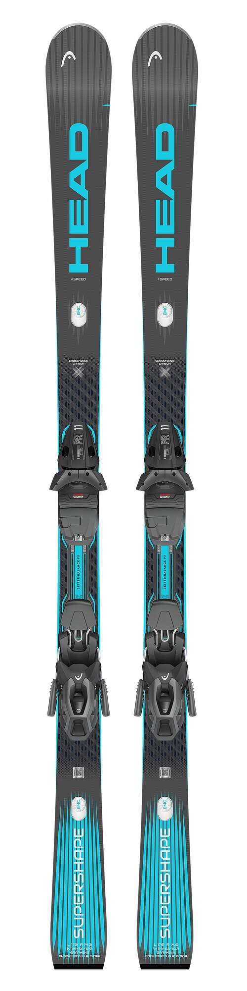 HEAD Supershape e-Speed SW Skis + Protector Evo PR 13 GW Bindings