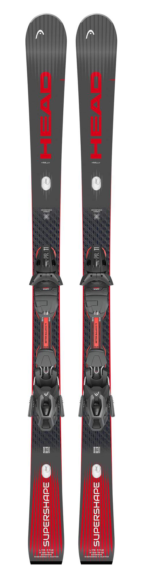 HEAD Supershape e-Rally SW Skis + Protector Evo PR 13 GW Bindings