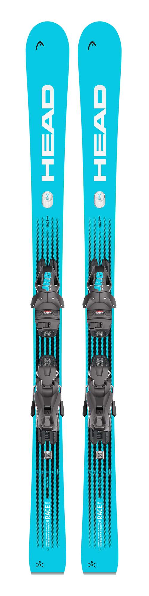 HEAD WC e.Race Team SW Junior Skis + JRS 7.5 GW CA Bindings