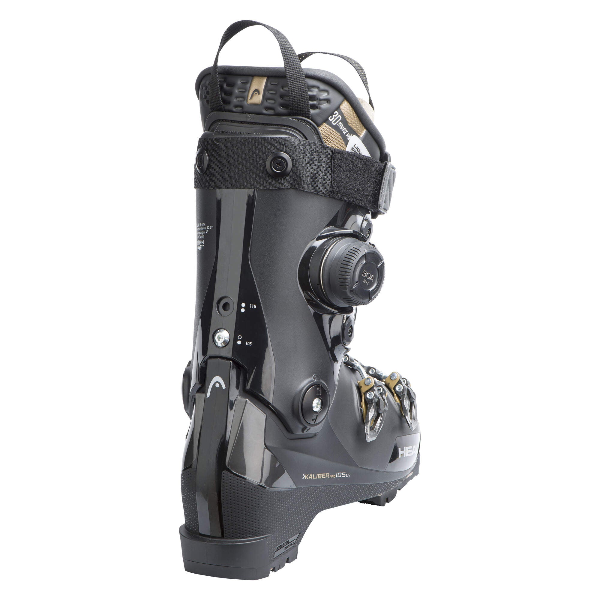 HEAD Kaliber Pro 105 W LV GW BOA Women's Ski Boots - Black/Gold