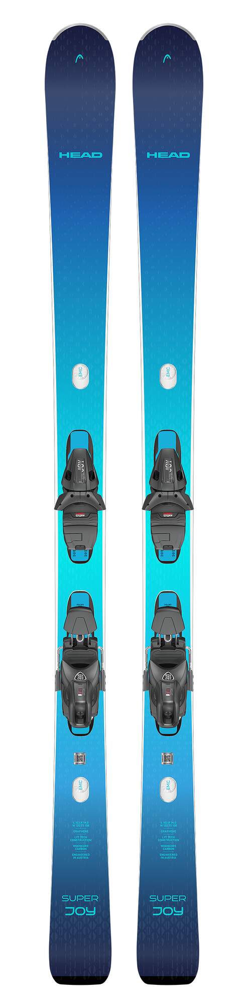 HEAD e-super Joy SW Women's Skis + SLR 11 GW Bindings