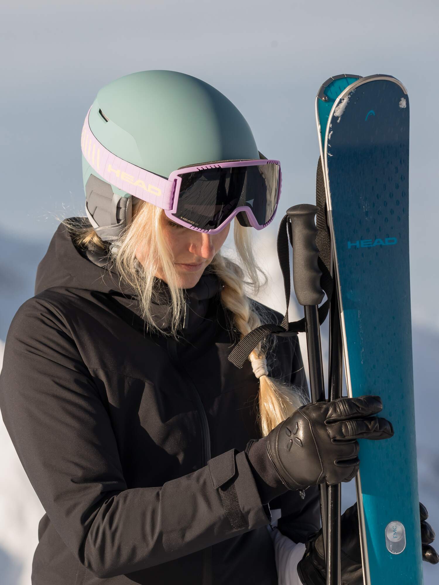 HEAD e-super Joy SW Women's Skis + SLR 11 GW Bindings