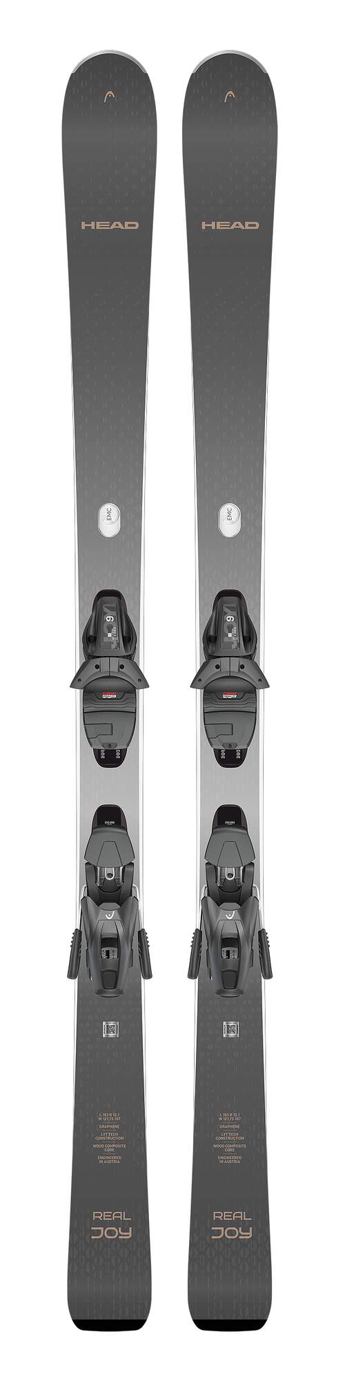 HEAD e.real Joy Women's Skis + Protector SLR 10 GW Bindings
