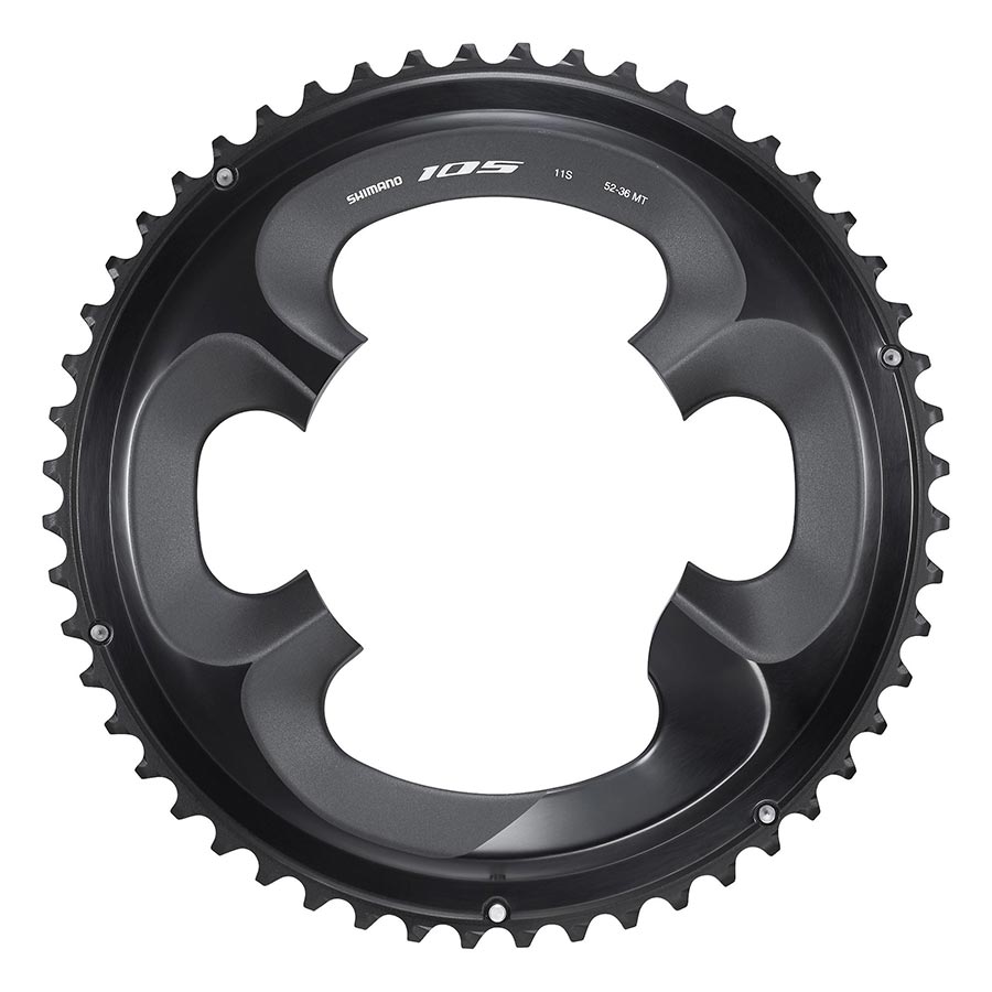 Shimano, 105 FC-R7000, Chainring, Teeth: 34, Speed: 11, BCD: 110, Bolts: 4, Inner, Aluminum, Black, Y1WV34000