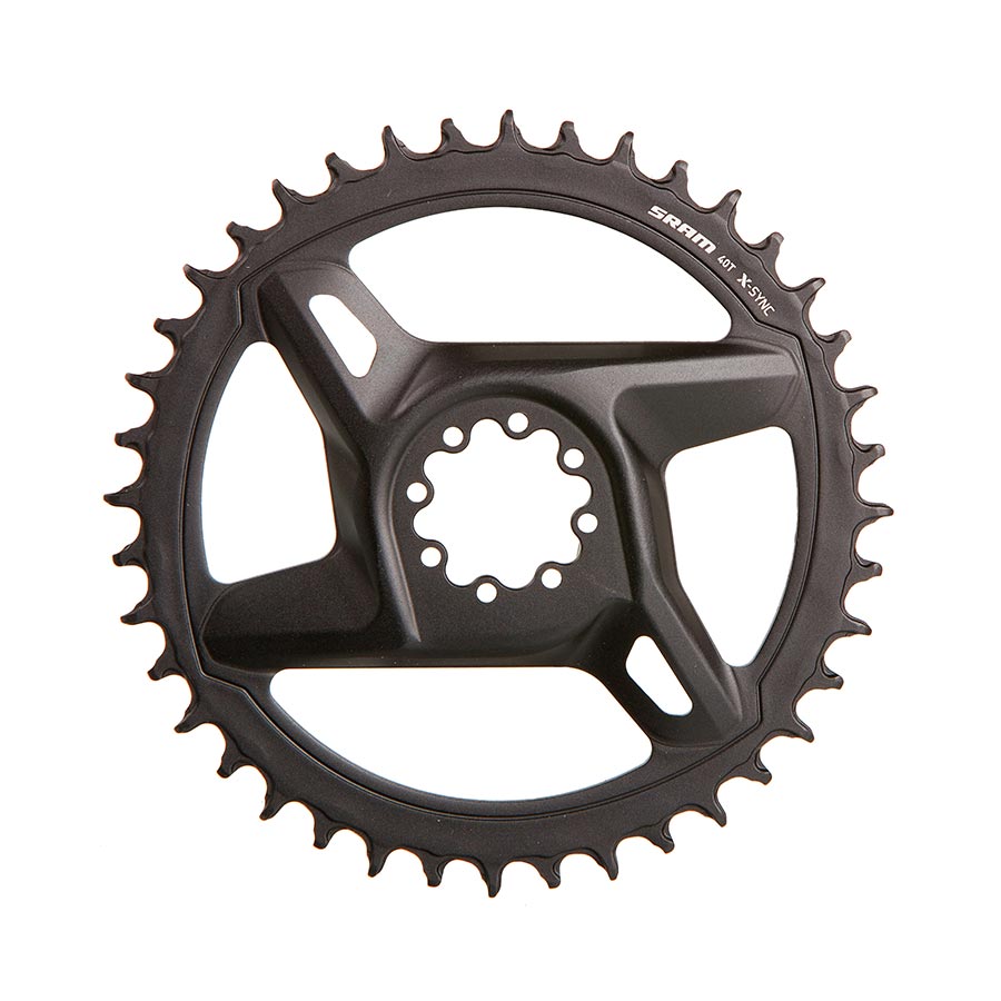 SRAM, Rival D1 DM, Chainring, Teeth: 40, Speed: 12, BCD: Direct Mount, Aluminum, Black