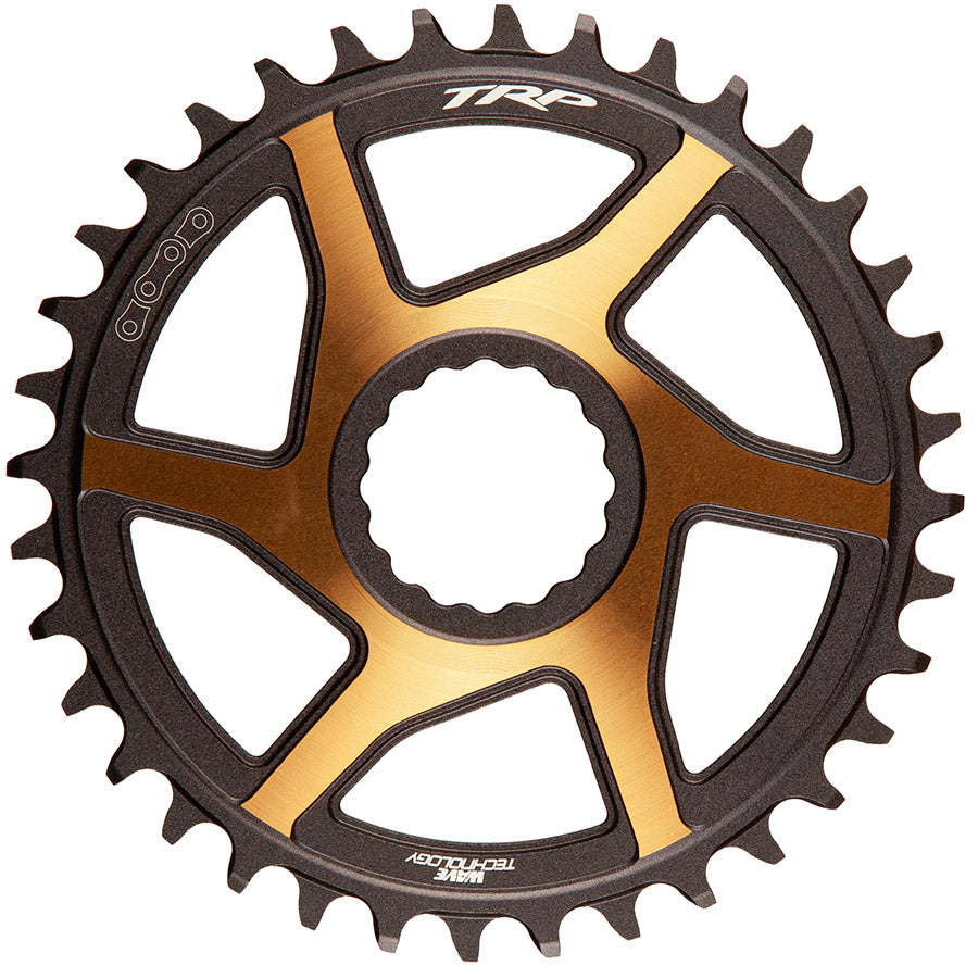 TRP, EVO 12 CR-M9050, Chainring, Teeth: 30, Speed: 12, BCD: Direct Mount, Front, Aluminum, Black
