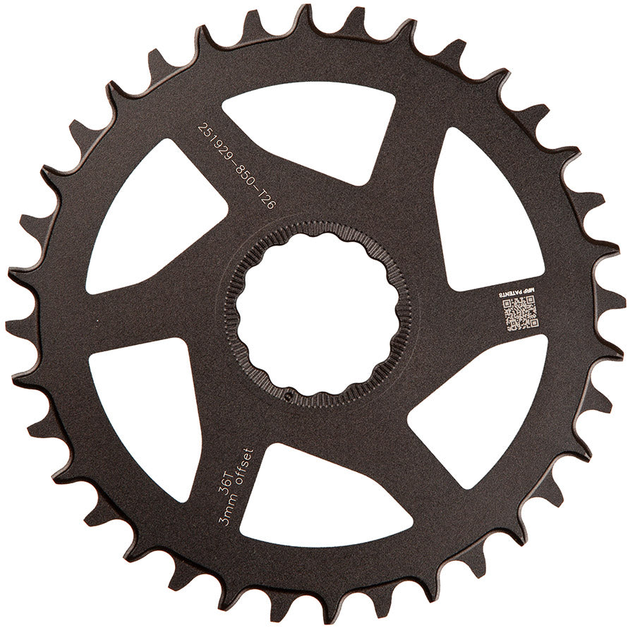 TRP, EVO 12 CR-M9050, Chainring, Teeth: 30, Speed: 12, BCD: Direct Mount, Front, Aluminum, Black