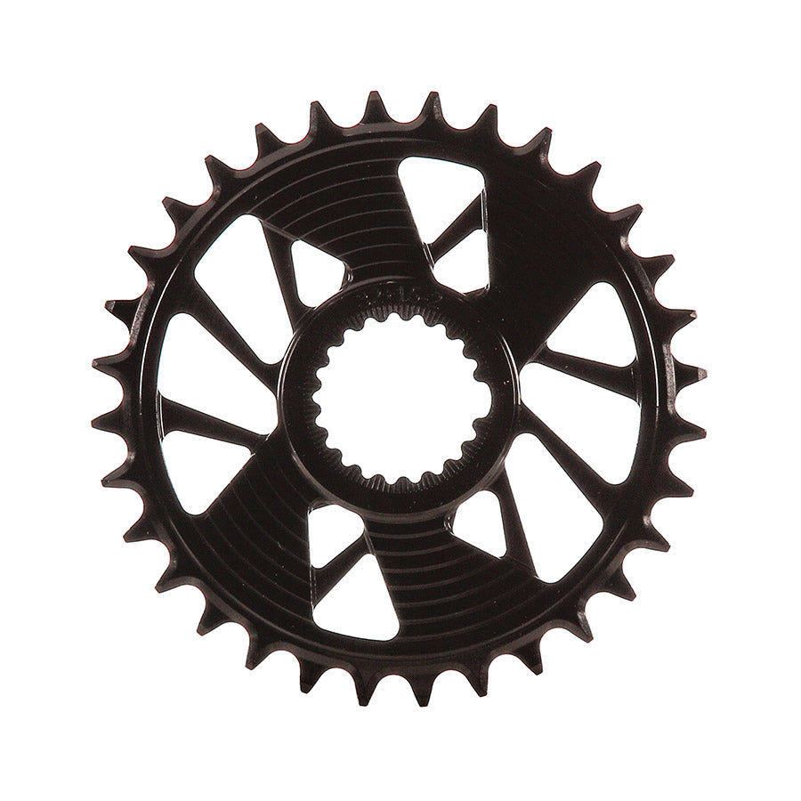 Wheels Manufacturing, Shimano DM HG+ Outboard, Chainring, Teeth: 28, Speed: 12, BCD: Direct Mount Shimano, Single, 7075 Aluminum, Black