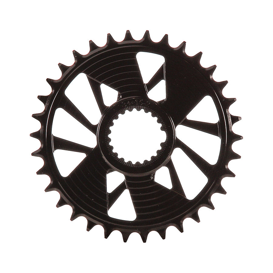 Wheels Manufacturing, Shimano DM HG+ Outboard, Chainring, Teeth: 28, Speed: 12, BCD: Direct Mount Shimano, Single, 7075 Aluminum, Black