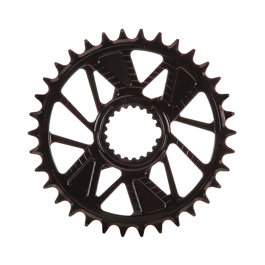 Wheels Manufacturing, Shimano DM HG+ Outboard, Chainring, Teeth: 28, Speed: 12, BCD: Direct Mount Shimano, Single, 7075 Aluminum, Black
