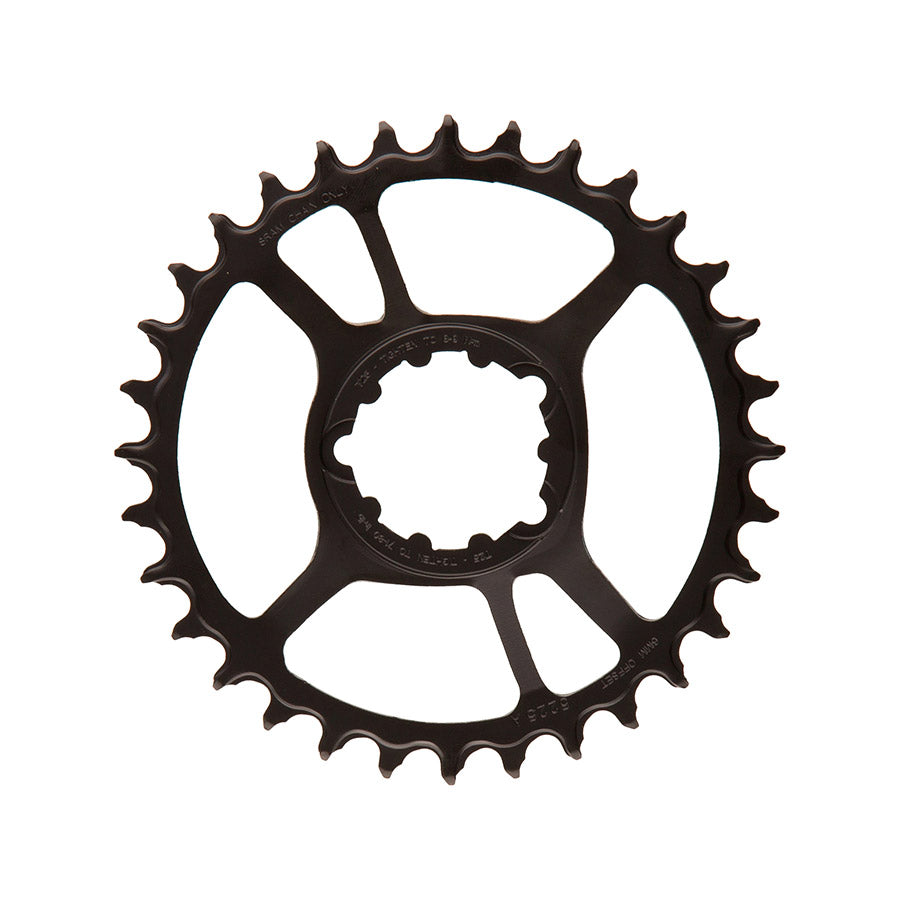 SRAM, X-SYNC Eagle Steel 6mm F1, Chainring, Teeth: 30, BCD: Direct Mount SRAM 3 Bolt, Bolts: 3, Steel, Black