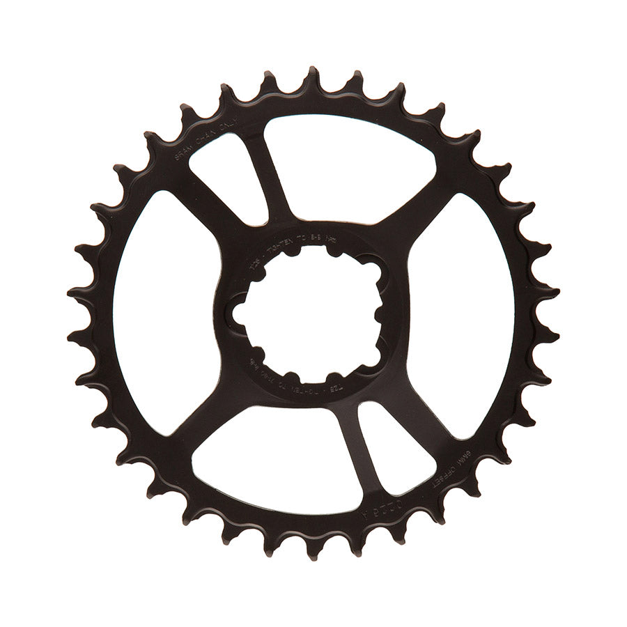 SRAM, X-SYNC Eagle Steel 6mm F1, Chainring, Teeth: 30, BCD: Direct Mount SRAM 3 Bolt, Bolts: 3, Steel, Black
