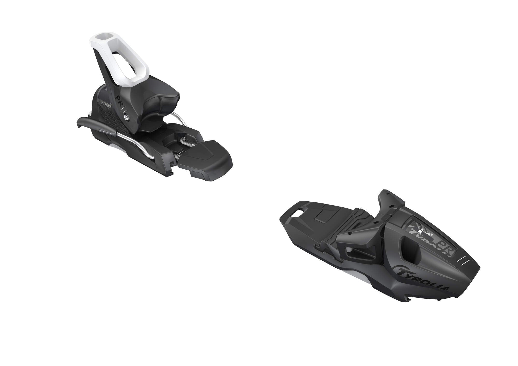 Tyrolia PR 11 GW Ski Bindings - 85 mm Solid Black/White