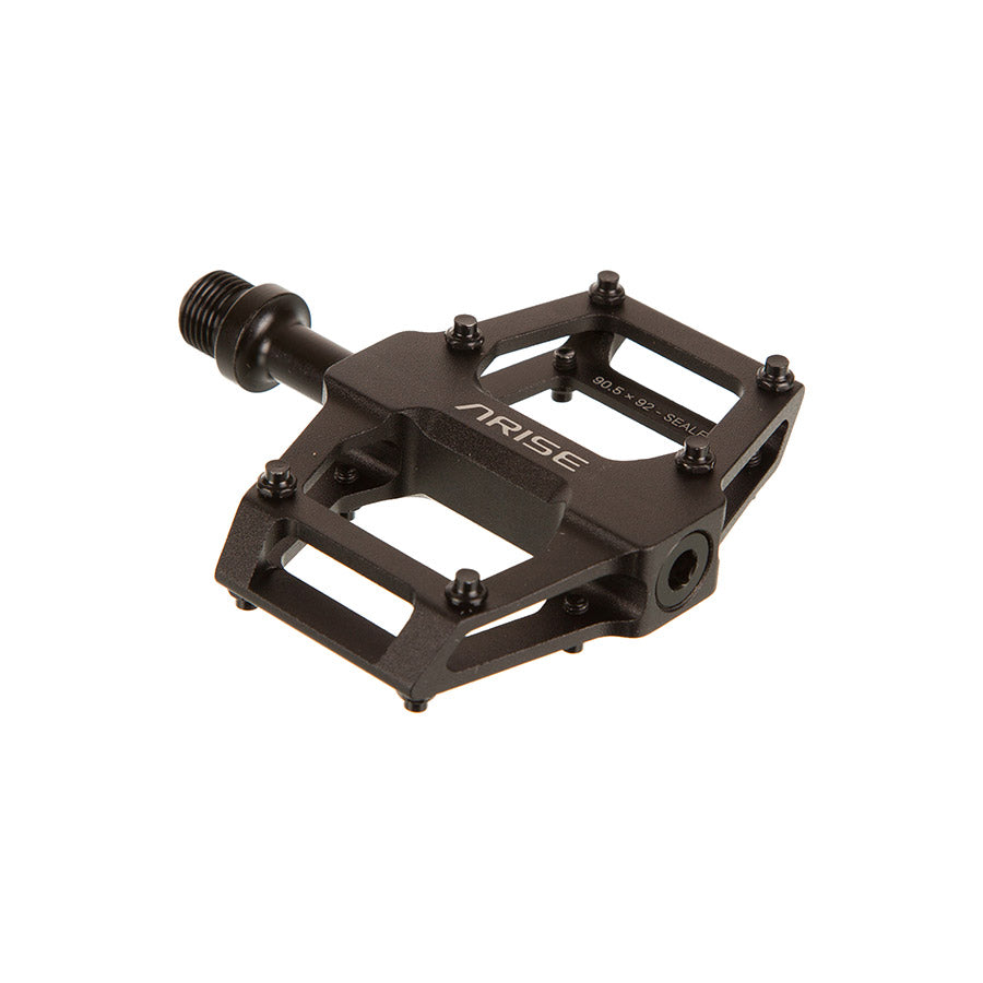 ARISE, Xenon Mini alloy, Platform Pedals, Body: Alloy, Spindle: Cr-Mo, 9/16'', Black, Pair
