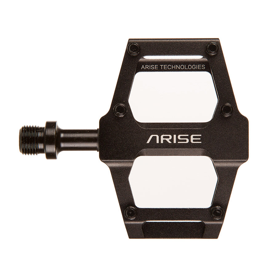 ARISE, Xenon Mini alloy, Platform Pedals, Body: Alloy, Spindle: Cr-Mo, 9/16'', Black, Pair