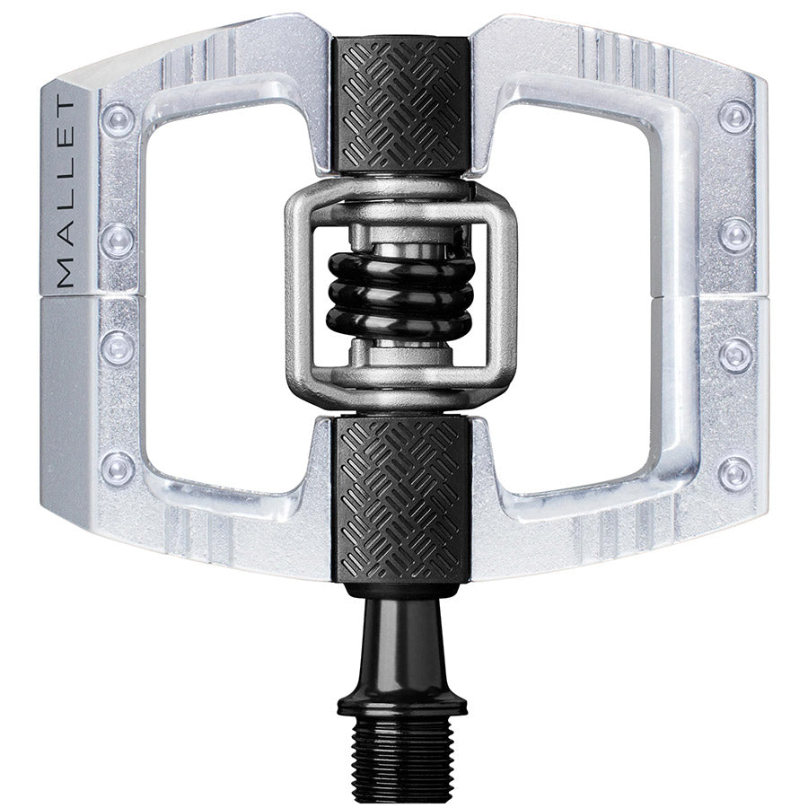 Crankbrothers, MALLET DH, Pedals, Body: Aluminum, Spindle: Cr-Mo, 9/16'', Polished Silver