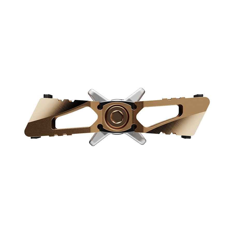 Crankbrothers, MALLET DH, Pedals, Body: Aluminum, Spindle: Cr-Mo, 9/16'', Polished Silver