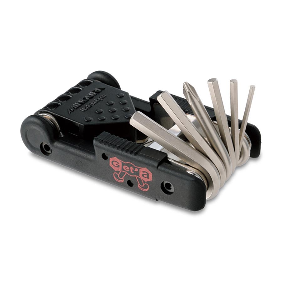 Minoura, HPS-9, Multi-tool with a built-in stand, Black