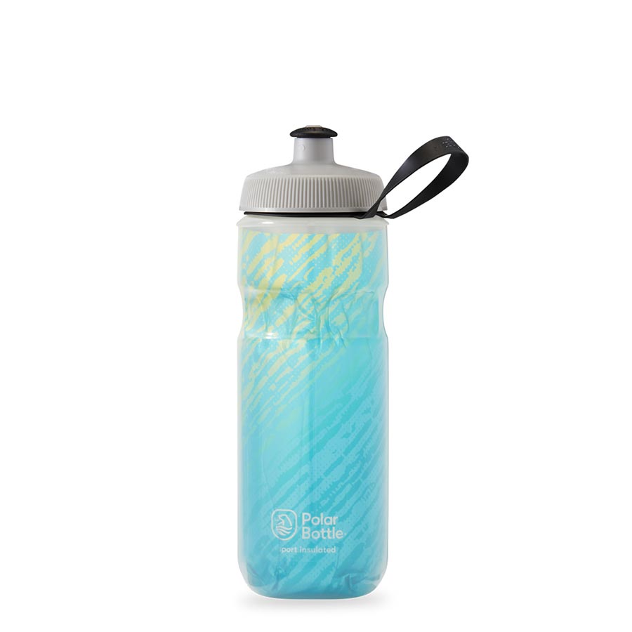 Polar/Hydrapak, Sport Insulated 20oz, Water Bottle, 591ml / 20oz, Blue/Yellow