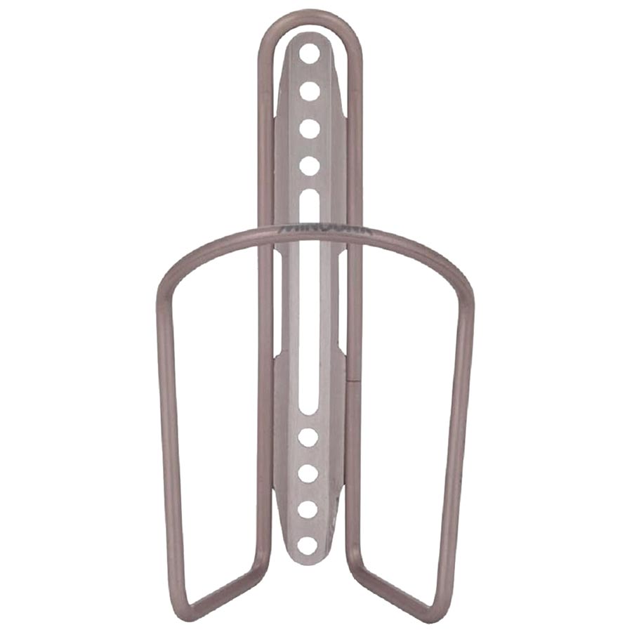 Minoura, SC-100, Bottle Cage, Alloy, 8 mount positions, Titanium