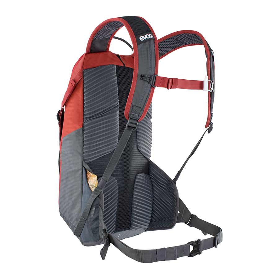 EVOC, Ride 12, Hydration Bag, Volume: 12L, Bladder: Included (2L), Chili Red/Carbon Grey